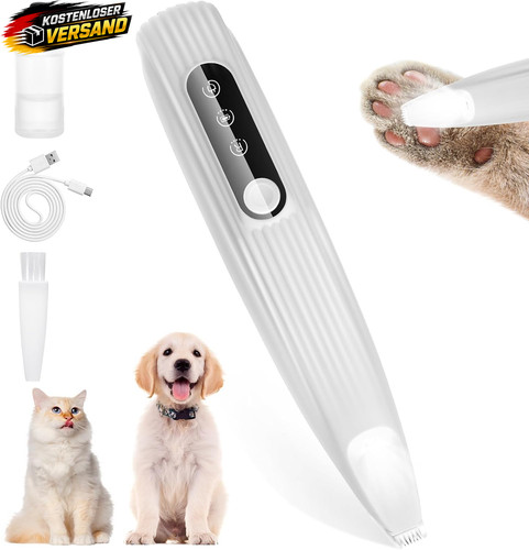 Hundepfoten trimmer leise usb - hundepfoten,