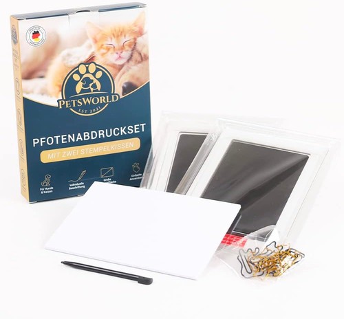 Pfotenabdruck set hund katze - set,