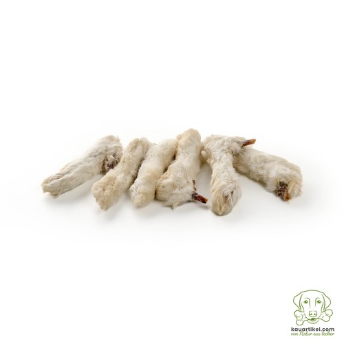 Kaninchen pfoten mit fell - mit, 1kg